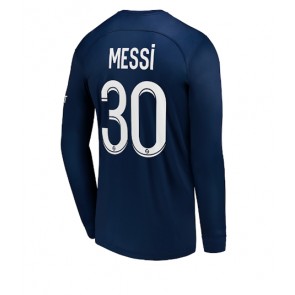 Paris Saint-Germain Lionel Messi #30 Hemmatröja 2022-23 Långärmad